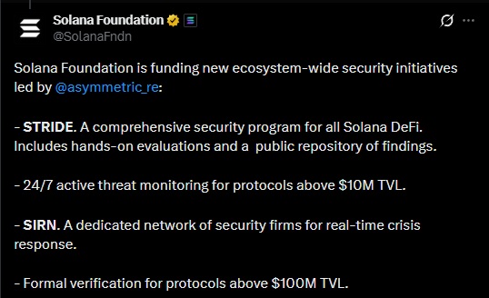 Solana STRIDE
