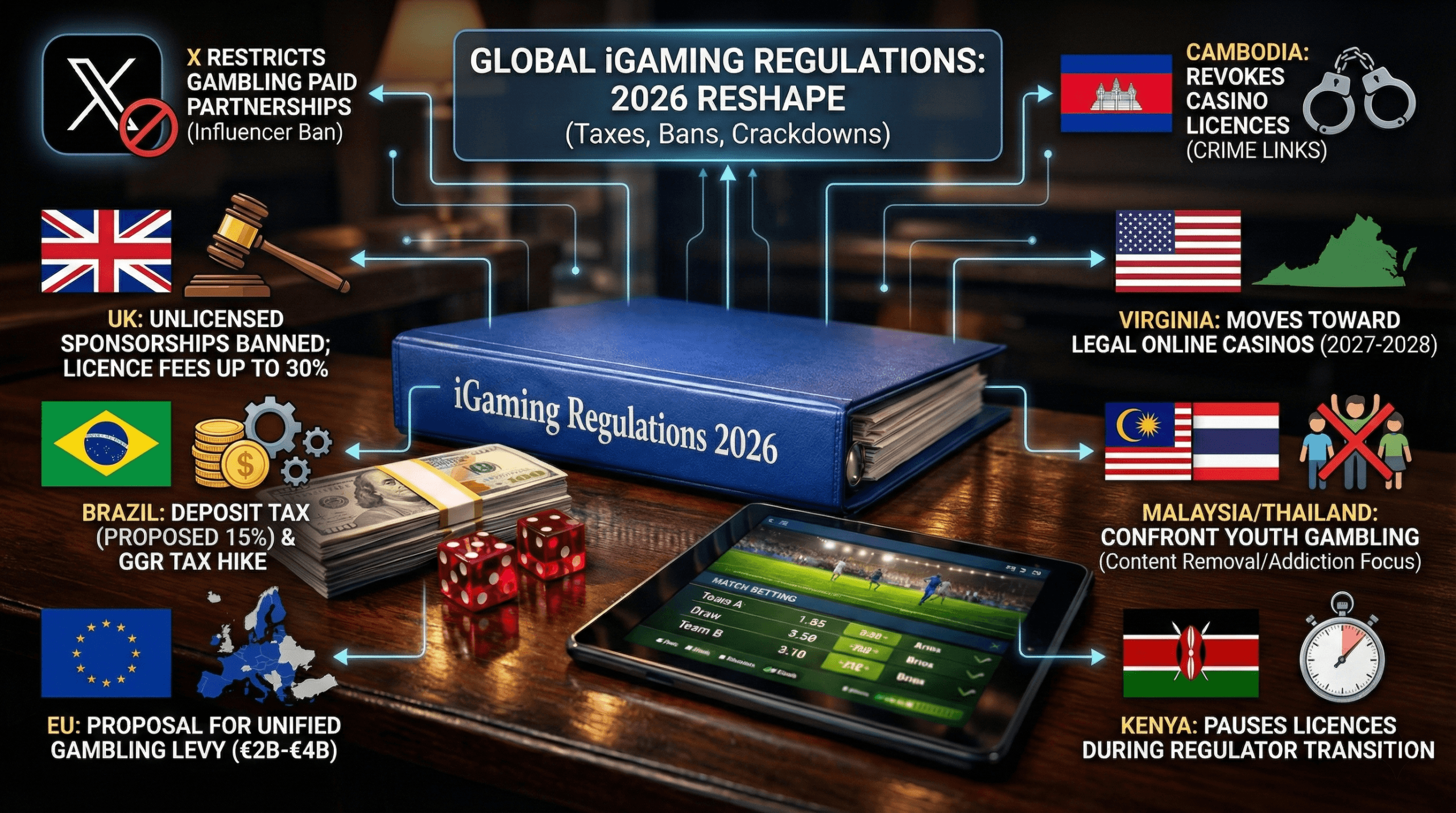 Mga Regulasyon sa iGaming sa Pansin: Mga Bayad sa UK, Buwis sa Brazil at Bawal sa Paglalaro ng X Mga Regulasyon sa iGaming sa Pansin: Mga Bayad sa UK, Buwis sa Brazil at Bawal sa Paglalaro ng X