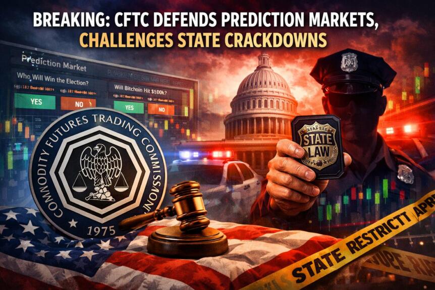 Breaking: Cftc Defends Prediction Markets, Challenges State Crackdowns
