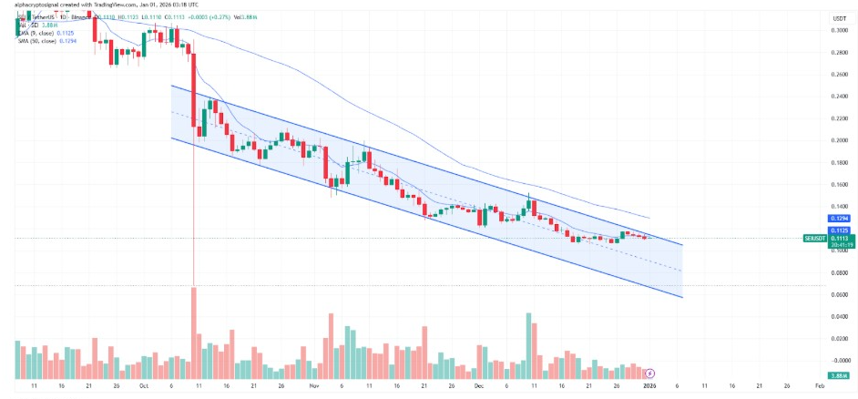 SEIUSDT 1D 圖表 | 來源：Alpha Crypto, X