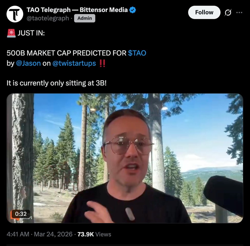 Source: X, courtesy of TAO Telegraph