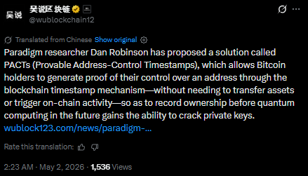 PACTs Bitcoin News | Source: X