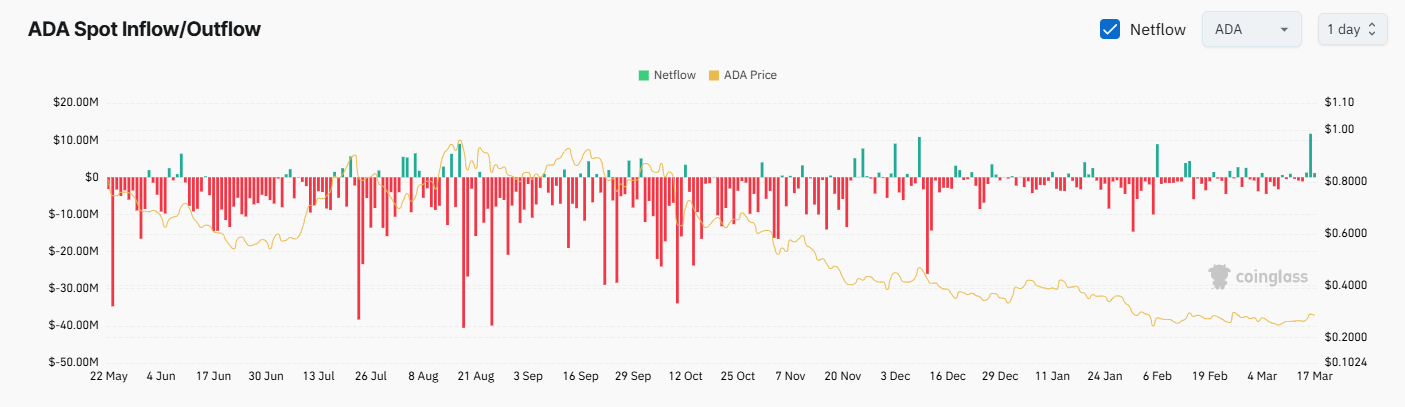 ADA Exchange Netflow