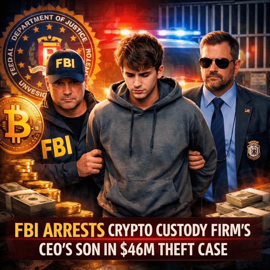Fbi Arrests Crypto Custody Firm's Ceo's Son In $46m Theft Case