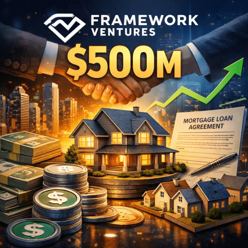 Framework Ventures Reaches $500m Stablecoin Mortgage Financing Deal
