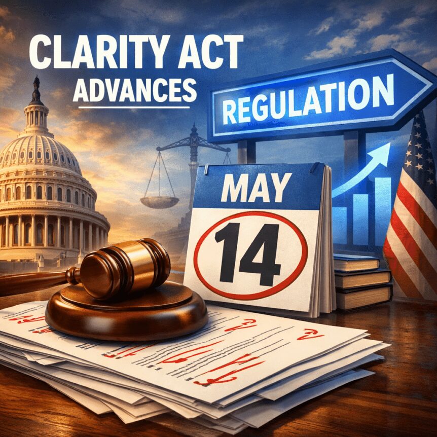 Clarity Act Advances; May 14 Markup Signals Regulatory Milestone