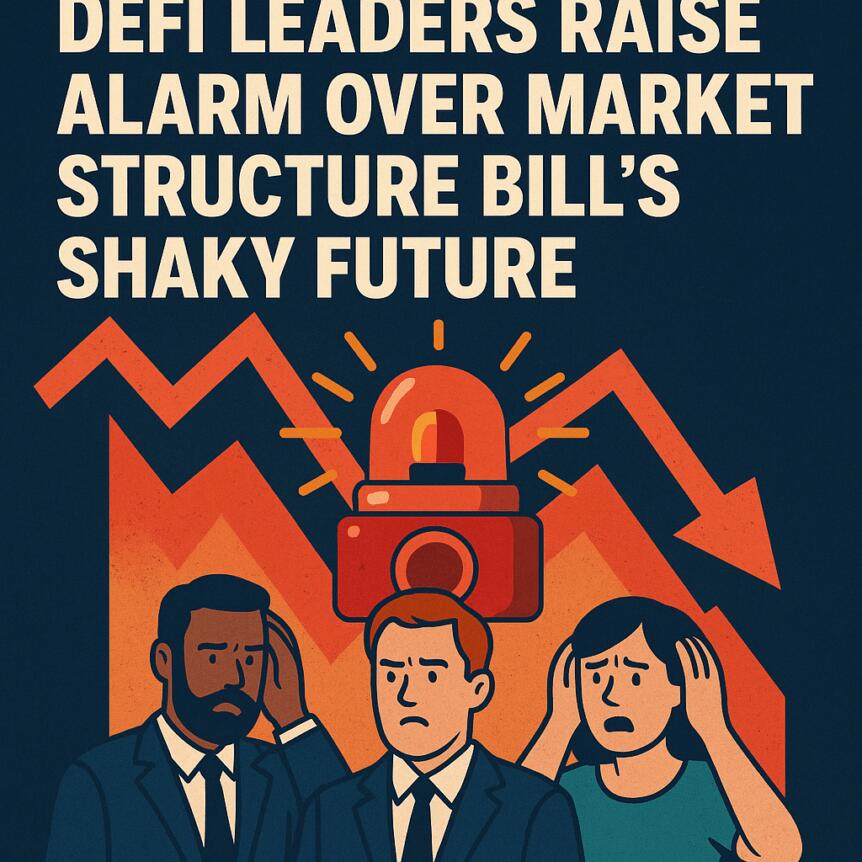 Defi Leaders Raise Alarm Over Market Structure Bill's Shaky Future