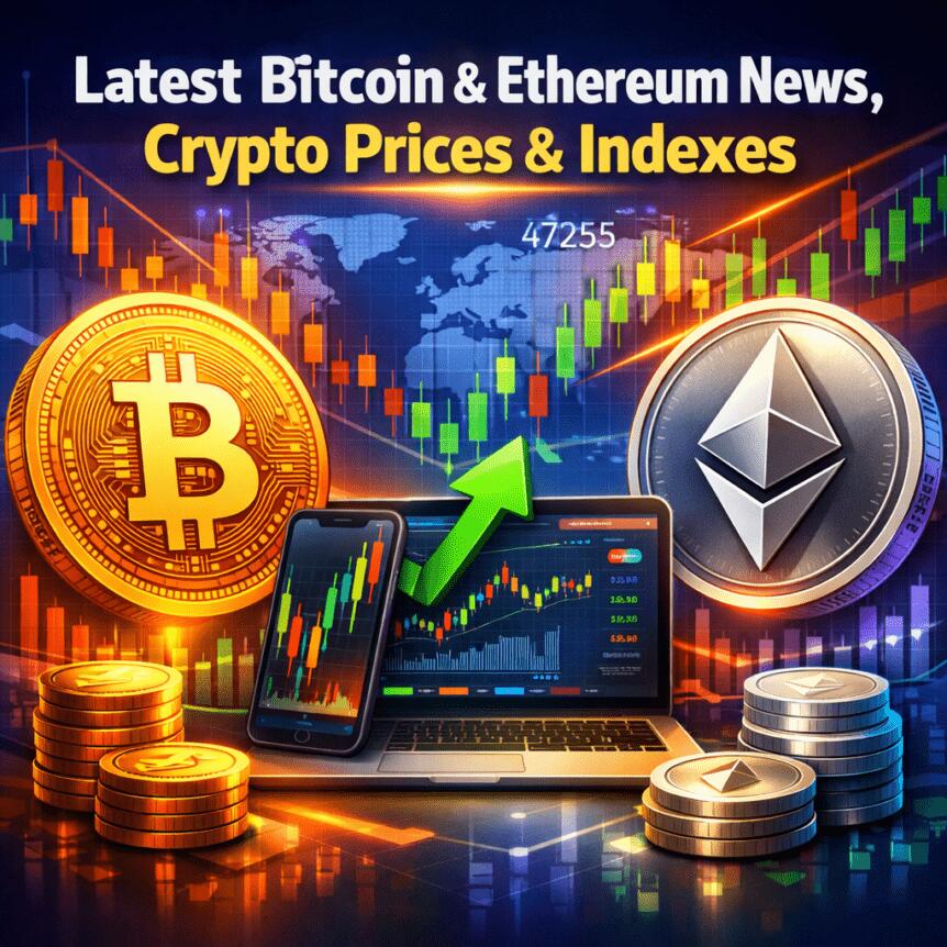 Latest Bitcoin & Ethereum News, Crypto Prices & Indexes