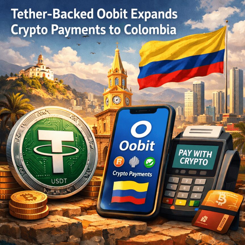 Tether-Backed Oobit Expands Crypto Payments To Colombia
