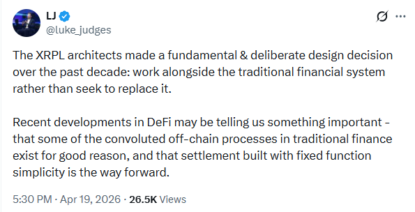 تصميم بنية XRP Ledger | المصدر: Luke Judges