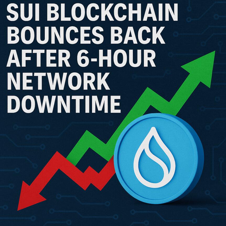 Sui Blockchain Bounces Back After 6-Hour Network Downtime