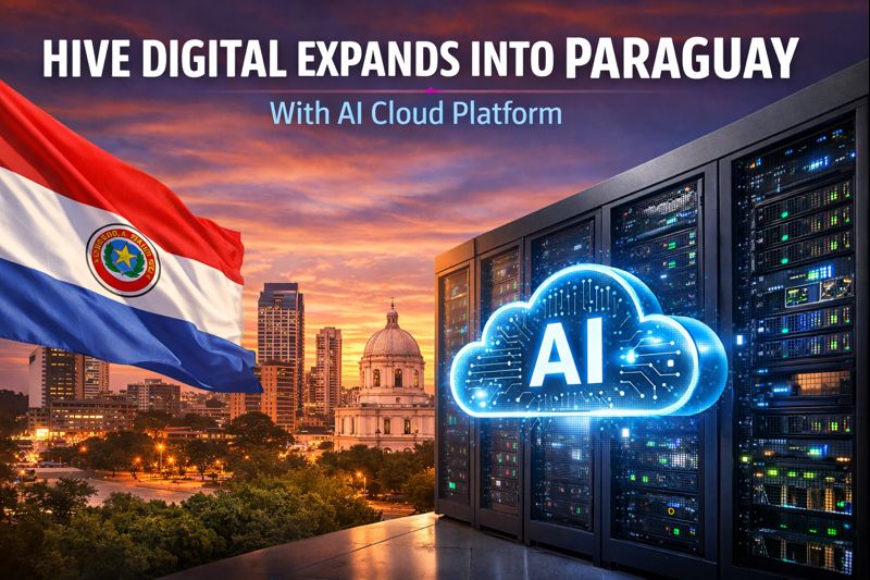 Hive Digital Expands Into Paraguay With Ai Cloud Platform