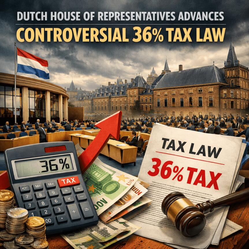 Dutch House Of Representatives Advances Controversial 36% Tax Law