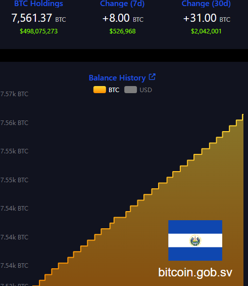 El Salvador Buys Bitcoin. Source: El Salvador Bitcoin Office