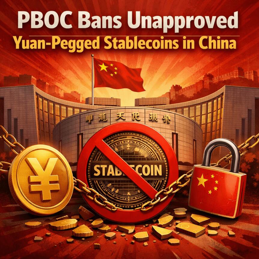 Pboc Proíbe Stablecoins Combinadas ao Yuan Sem Aprovação na China