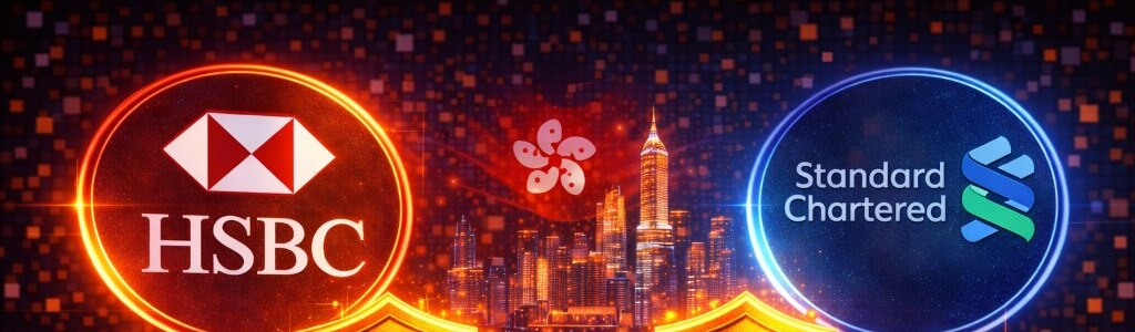 HSBC and a Standard Chartered-led venture are expected among the first stablecoin licensees, putting note-issuing banks at the center of Hong Kong’s rollout.