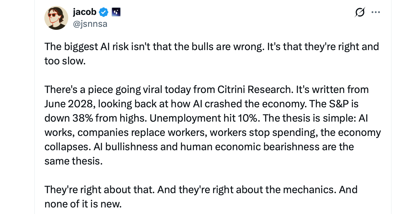 豊富な知性、不足する仕事：話題となった理論的なAIメモを検証