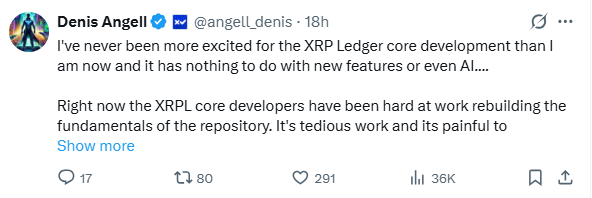 XRP Ledger Innovation Update | Source: Denis Angell