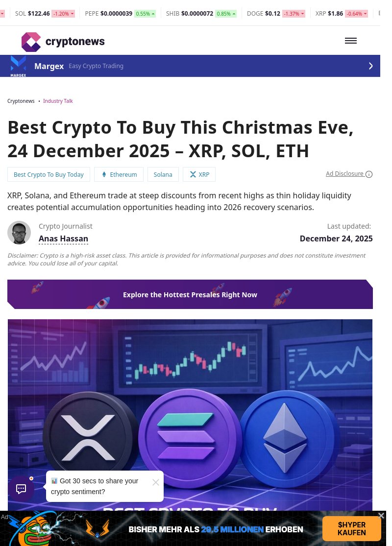 BREAKING NEWS : Best cryptocurrencies to buy on Christmas E | KuCoin