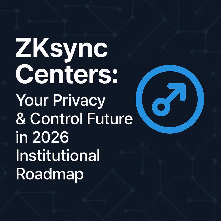 Zksync Centers: Your Privacy & Control Future In 2026 Institutional Roadmap