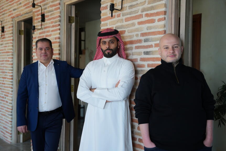 From left to right: Governata Co-Founders Jehad Senan, Khalid Almudayfir and Djamel Mohand