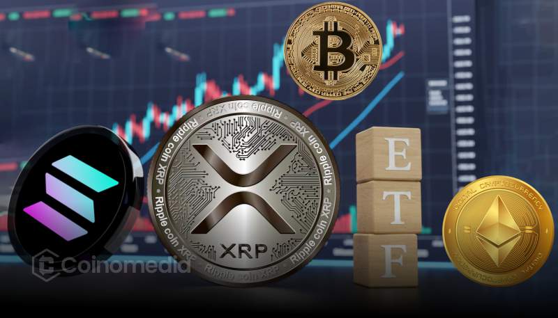 XRP and SOL ETFs See Inflows Amid BTC, ETH Outflows