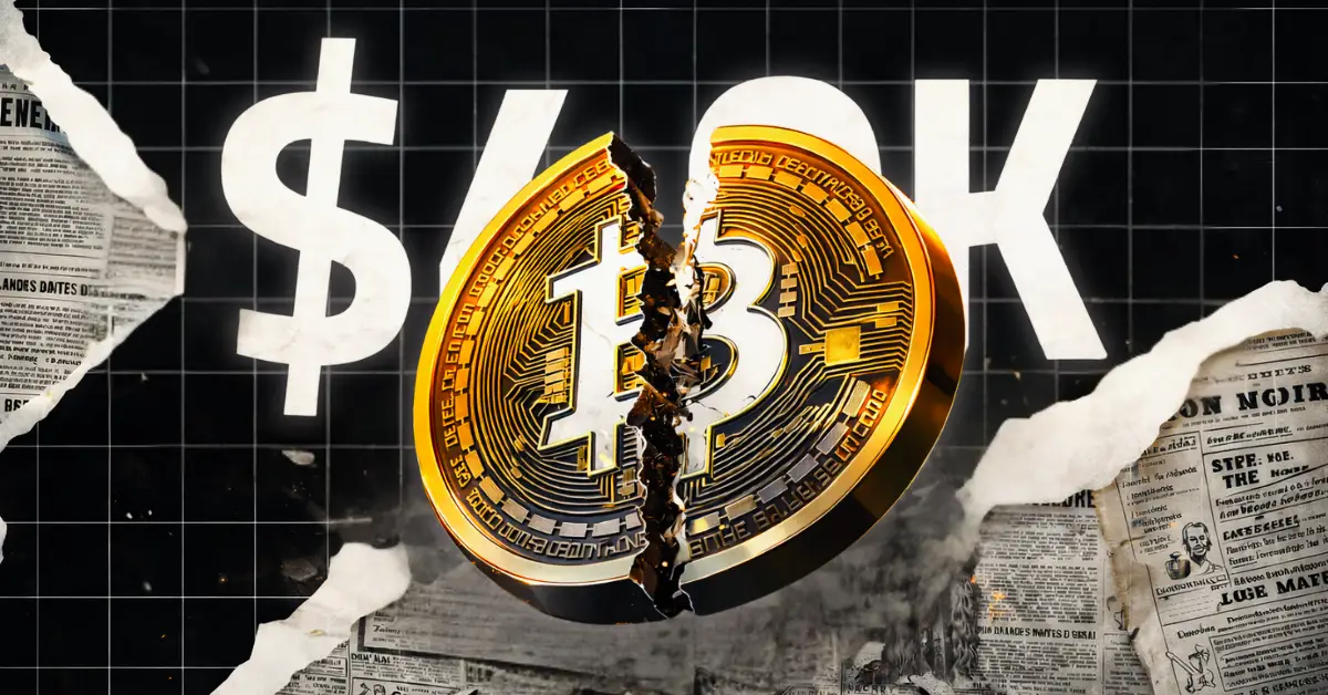 Bitcoin Down 50% From $126K Peter Schiff Warns of $40K Crash