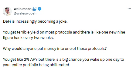 DeFi 恐慌情緒