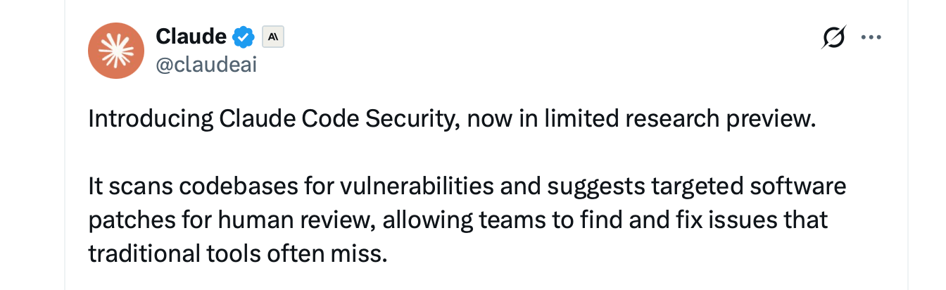 Anthropic Launches Claude Code Security, Shaking up Cybersecurity Stocks Anthropic Launches Claude Code Security, Shaking up Cybersecurity Stocks