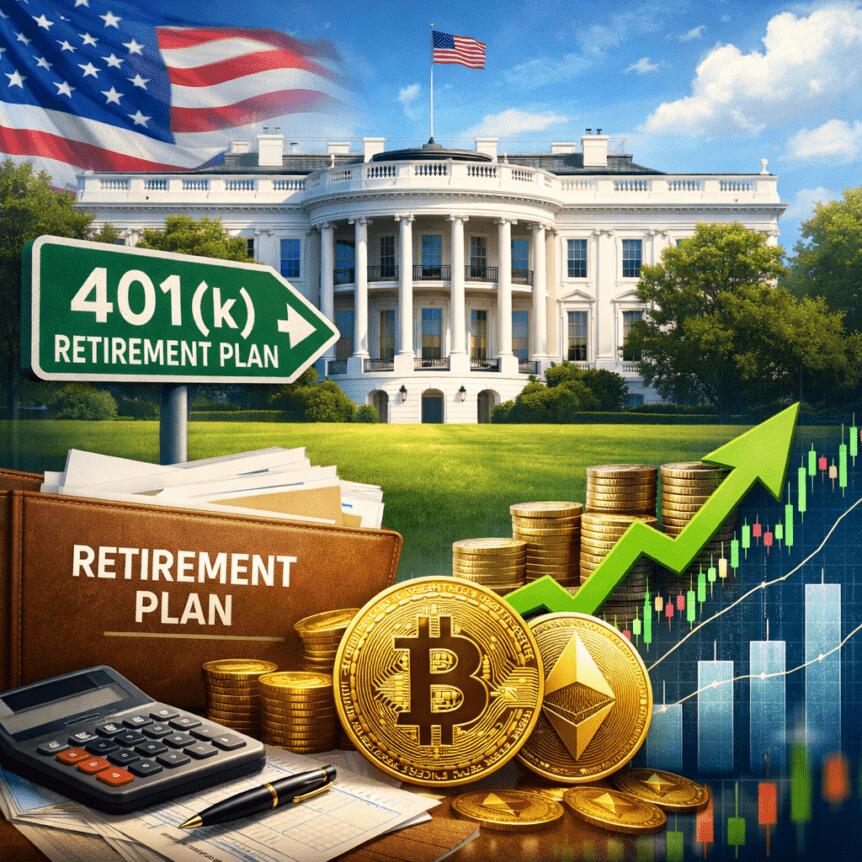 White House Clears Path For Crypto In 401(K) Retirement Plans
