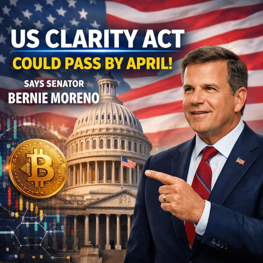 Us Clarity Act Could Pass By April, Says Senator Bernie Moreno
