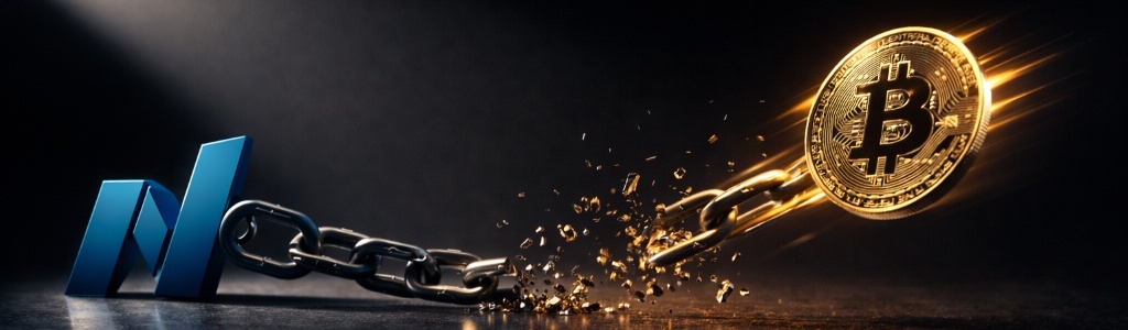 ความสัมพันธ์ระหว่าง Bitcoin กับ Nasdaq ลดลงเหลือประมาณ -0.20 ซึ่งเป็นหนึ่งในระดับความสัมพันธ์ที่อ่อนแอที่สุดในรอบสิบปี หลังจากที่ผ่านมาหลายปีมีความสัมพันธ์ในเชิงบวกโดยทั่วไป