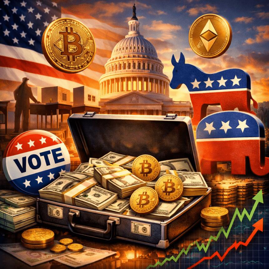 加密政治行動委員會在中期選舉前累積數百萬資金