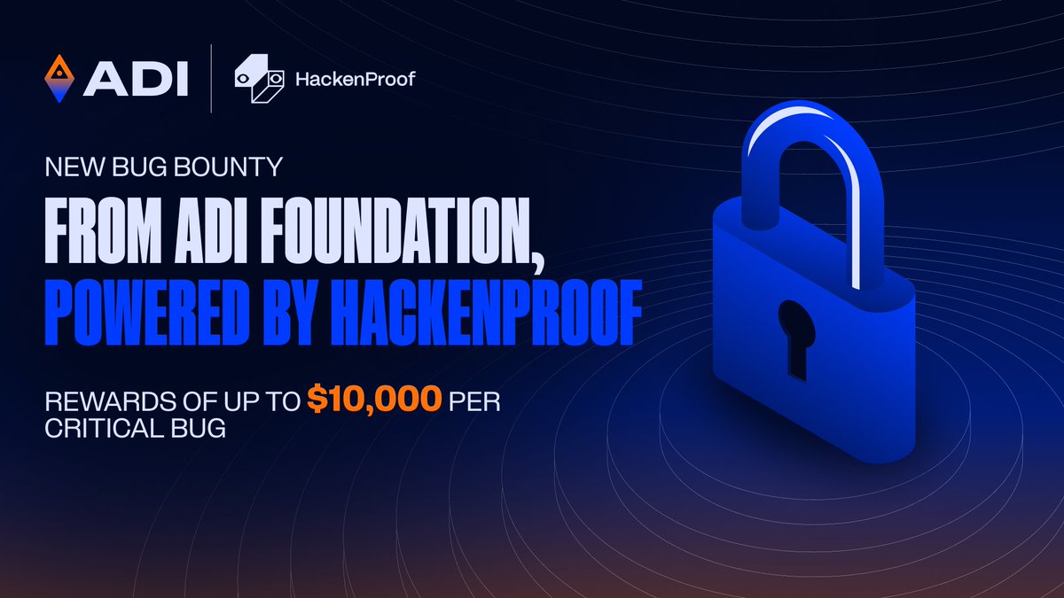 Bug bounty is live for ADIChain on HackenProof. ADI Chain op | KuCoin