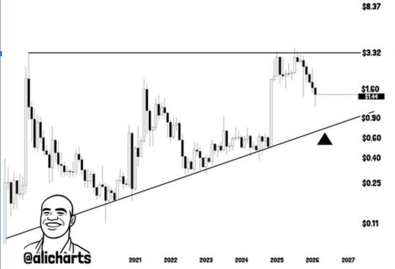 XRPUSD PRICE CHART | SOURCE: X
