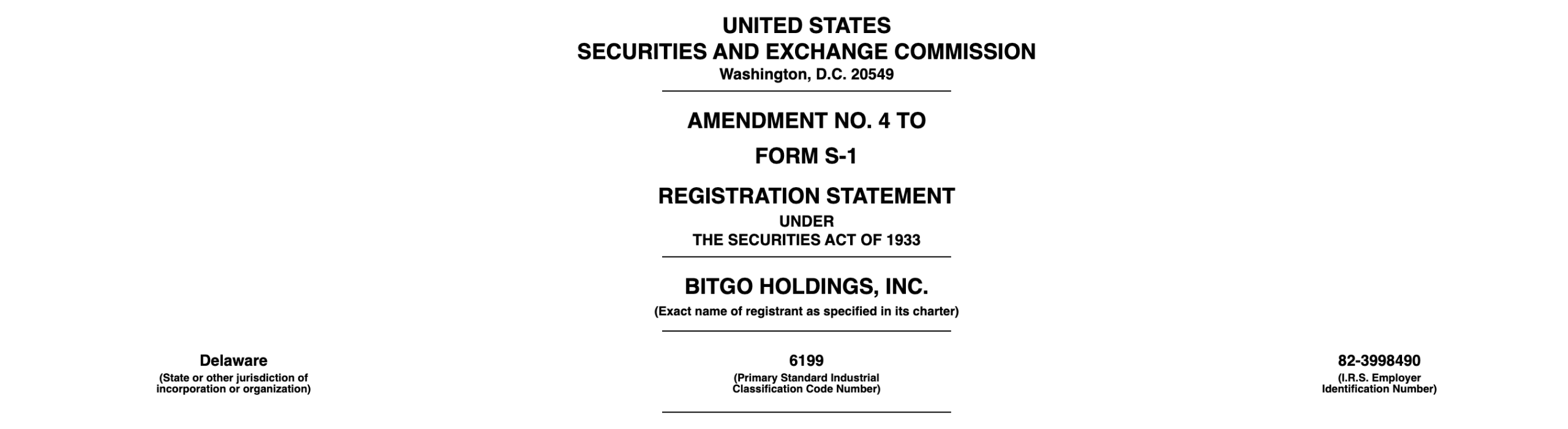 Custody Giant Bitgo Details IPO Plans, Dual-Class Structure in Latest SEC Filing