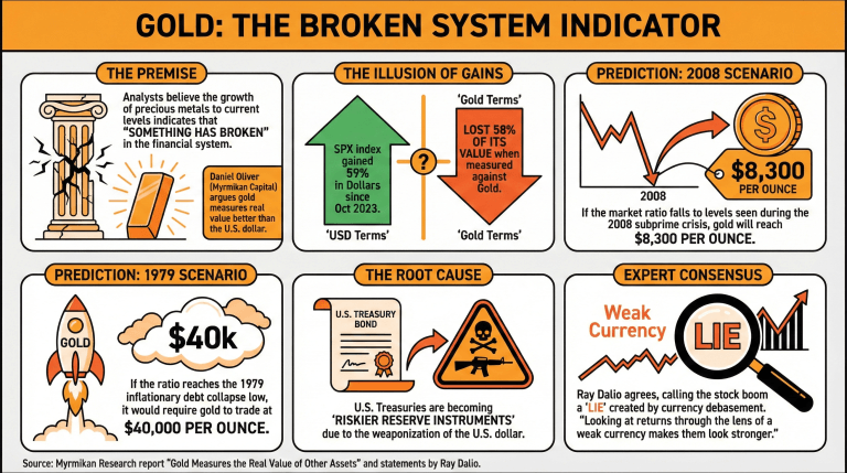 Myrmikan Capital: Gold's Growth Highlights the Weakness of the US Stock Market