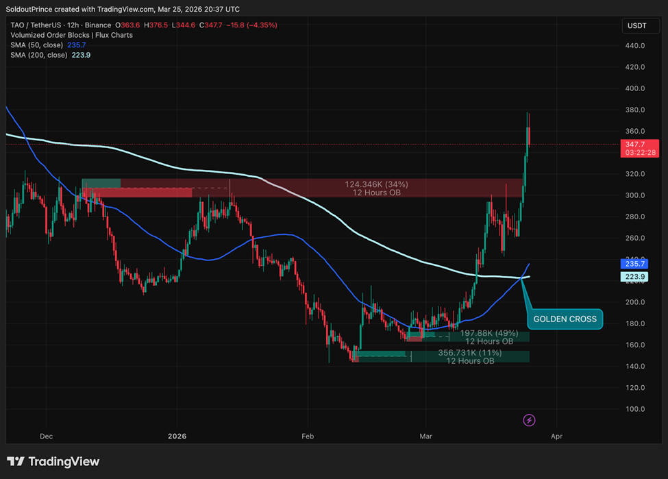 TAO Price Chart | Source: TradingView
