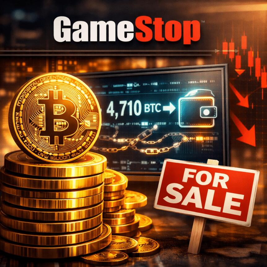 Gamestop Moves 4,710 Bitcoin, Signaling Potential Sale