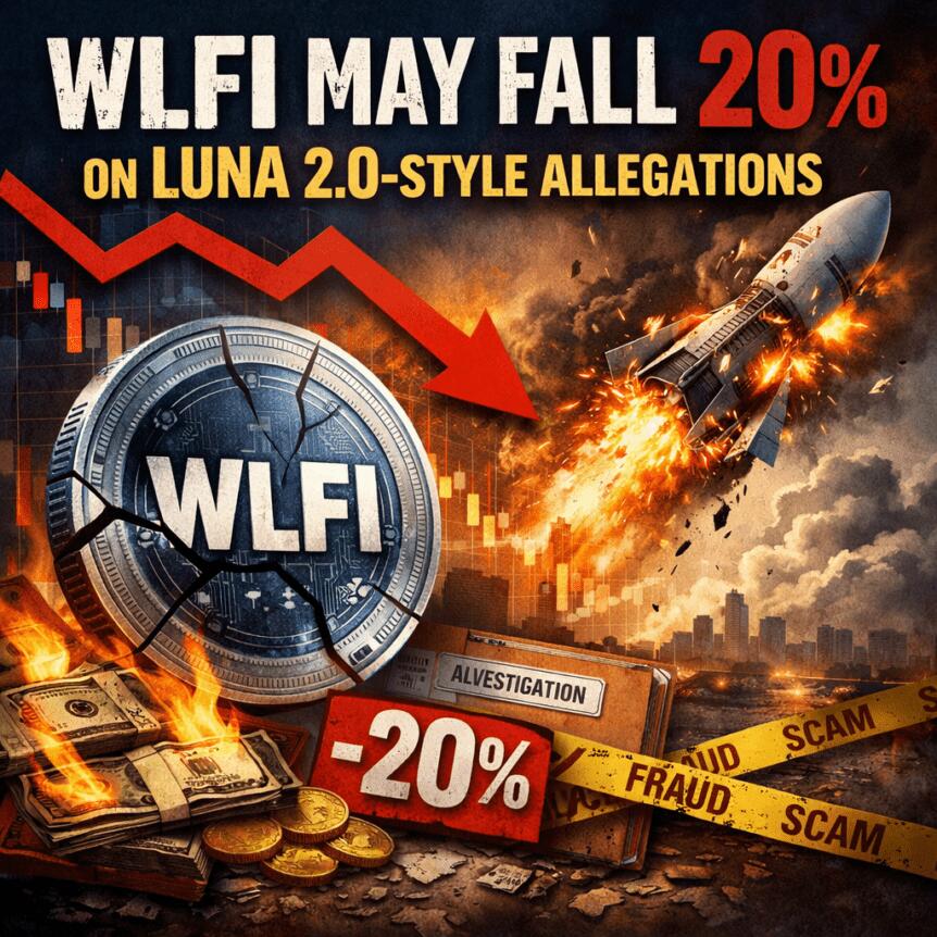 Wlfi May Fall 20% On Luna 2.0-Style Allegations